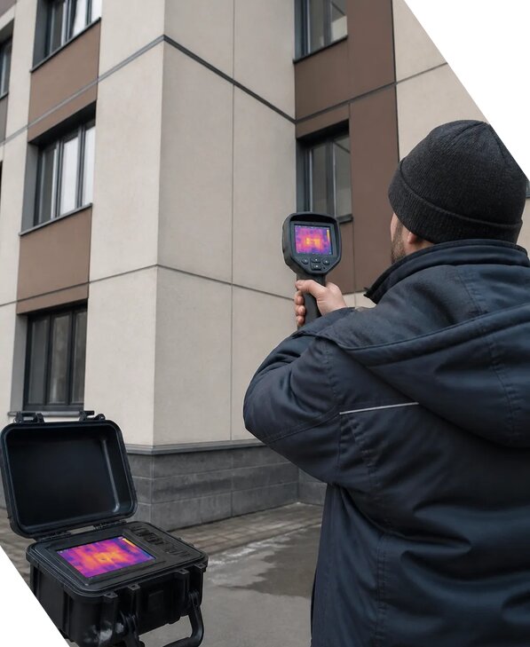 Тепловизионное обследование зданий и сооружений в Чехове